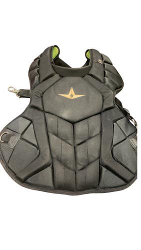 Used All-Star Catchers Chest Protector Black Adult 11859-S000030846