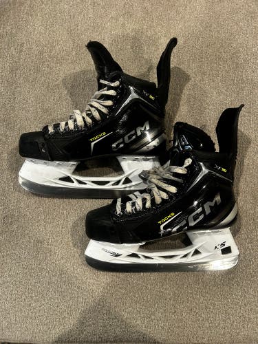 Black 2024 CCM Tacks XF 90 Hockey Skates 7 (Used)