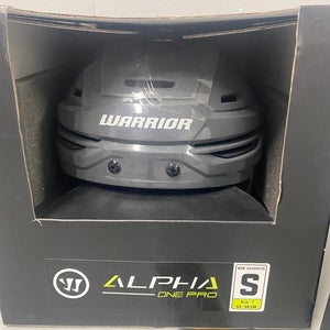 Small Warrior Alpha One Pro Helmet Pro Stock (New)