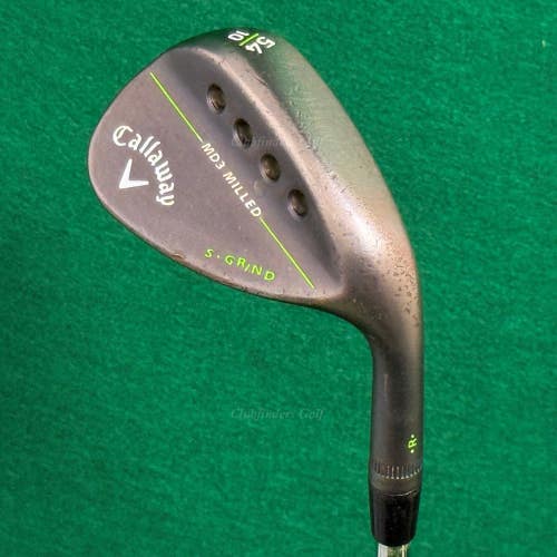 Callaway MD3 Milled Black 54-10S 54 Sand Wedge Dynamic Gold Steel Wedge Flex