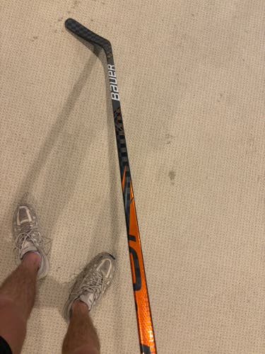 Bauer Vapor Flylite Orange Left Hand Stick Blade Heel Pattern Pro Stock (New) P90tm