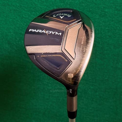 Callaway Paradym 24 Fairway Wood 9 Aldila Ascent Blue 50 Graphite Seniors w/HC
