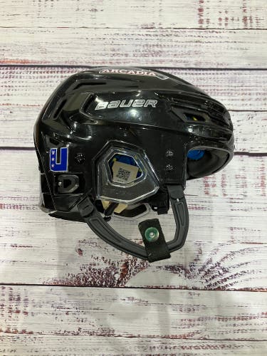 Black Medium Bauer Re-Akt 150 Helmet NCAA Pro Stock (Used)