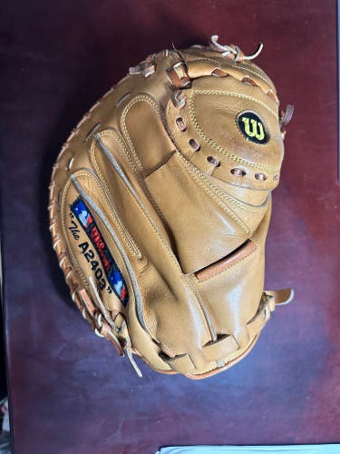 Vintage Wilson A2403 Pro-Toe Catcher’s Mitt – Made in Japan – Signed by Pete Rose
