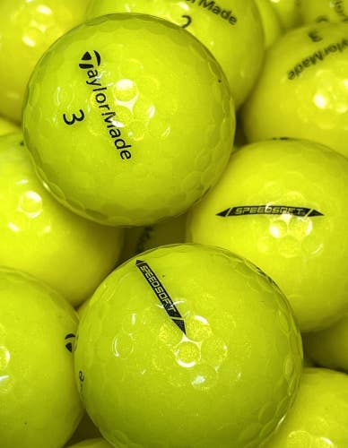 15 Premium AAA Yellow TaylorMade SpeedSoft Used Golf Balls