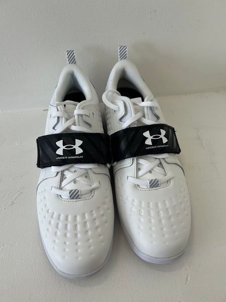 White Men's Size M 11.5 (W 12.5) Adult Under Armour Shoes (New)