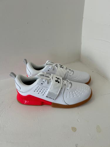 White Men's Size M 10.5 (W 11.5) Adult Under Armour Shoes (New)