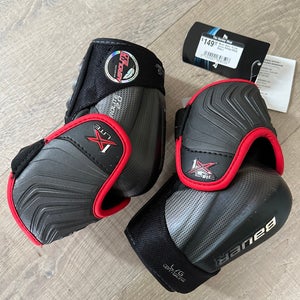 Junior Large Bauer Vapor 1X Lite Elbow Pads (New)