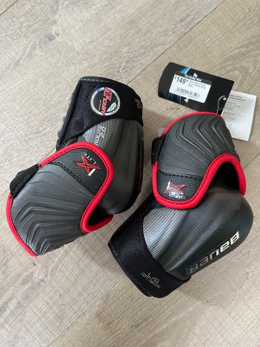 Junior Large Bauer Vapor 1X Lite Elbow Pads (New)