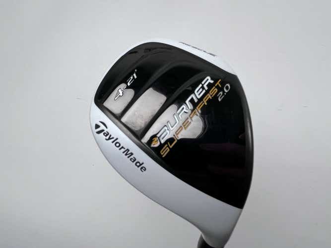 TaylorMade Burner Superfast 2.0 4 Hybrid 21* REAX 60g Regular Graphite Mens RH
