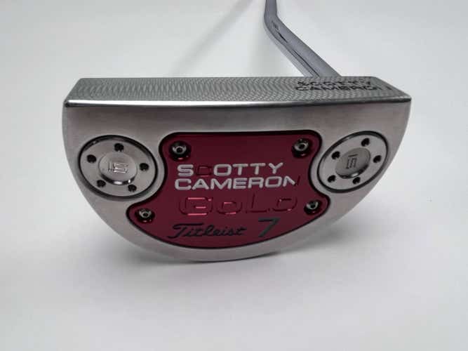 Scotty Cameron GoLo 7 2014 Putter 36" SuperStroke Flatso 1.0 Mens RH