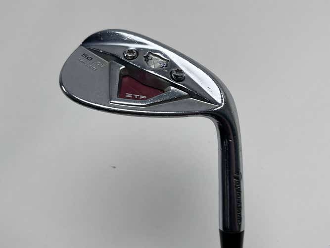 TaylorMade Rac Z Groove TP Chrome Gap Wedge GW 50* 6 Bounce Stiff Steel Mens RH
