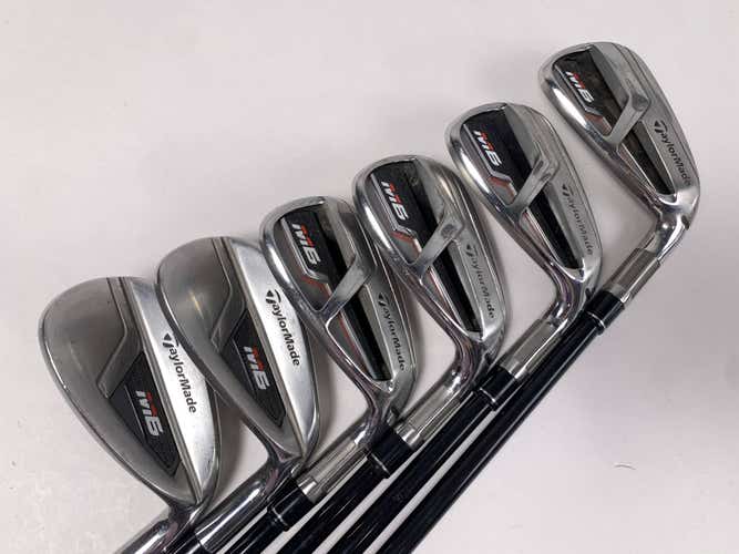 TaylorMade M6 Iron Set 7-PW+GW+SW Fujikura Atmos Red 6R Regular RH