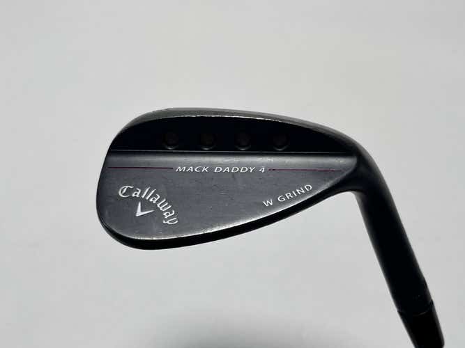 Callaway Mack Daddy 4 Black Wedge 60* 12 Bounce W-Grind S200 115g Steel Mens RH