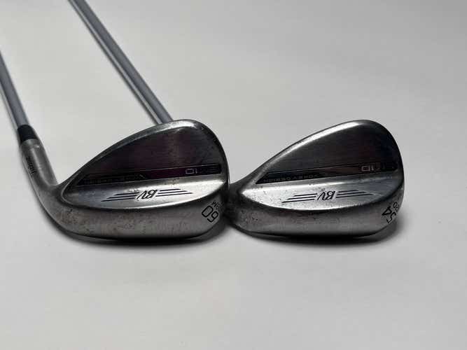 Titleist Vokey SM10 Raw Wedge Set 54* 12 | 60* 8 Project X 6.5 X-Stiff Steel RH