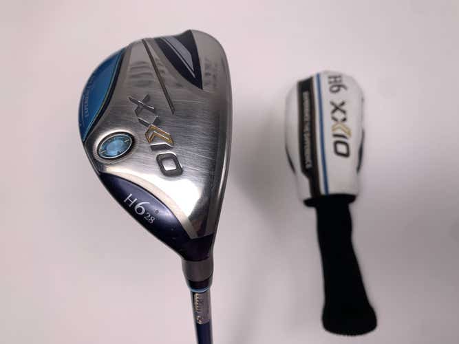 XXIO 12 Ladies 6 Hybrid 28* MP 1200L Flex 2111 34g Ladies Graphite Womens RH HC