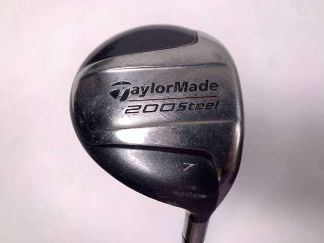 TaylorMade 200 Steel 7 Fairway Wood 21* Lite 80g Regular Graphite Mens RH
