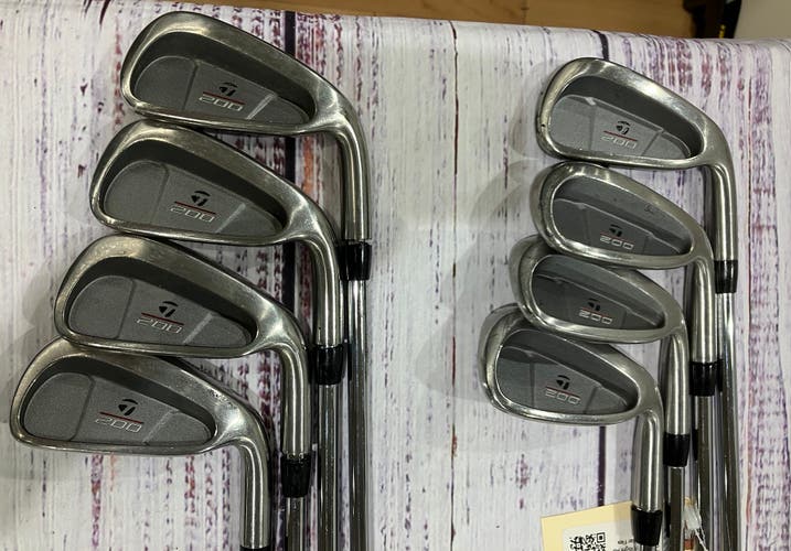 Men's TaylorMade 200  Iron Set Right Handed Regular Flex (Used)