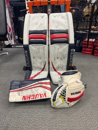 36" Vaughn Velocity V5 Regular epic blocker catcher catch glove pro stock Goalie Full Set