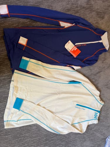 Blue Large Women's Helly Hansen Shirt (New)