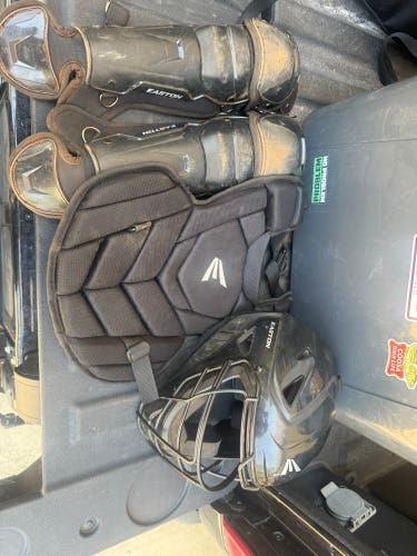 Black Easton Black Magic 2.0 Catcher's Set (Used)