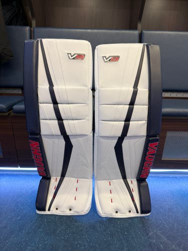 32+1 Vaughn Velocity V9 Pro Goalie Leg Pads Pro Stock (New)