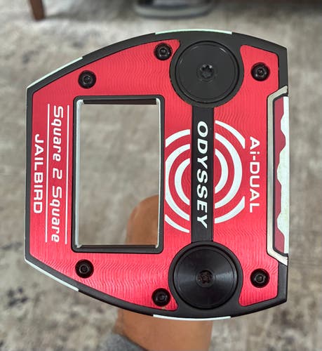 Men's Odyssey Right Handed Ai-DUAL Square 2 Square Jailbird Putter 36" (Used for only two rounds)