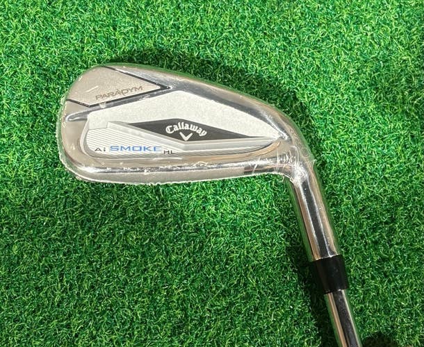Callaway Paradym Ai Smoke HL Single 7 iron Regular Elevate MPH 85g RH NEW