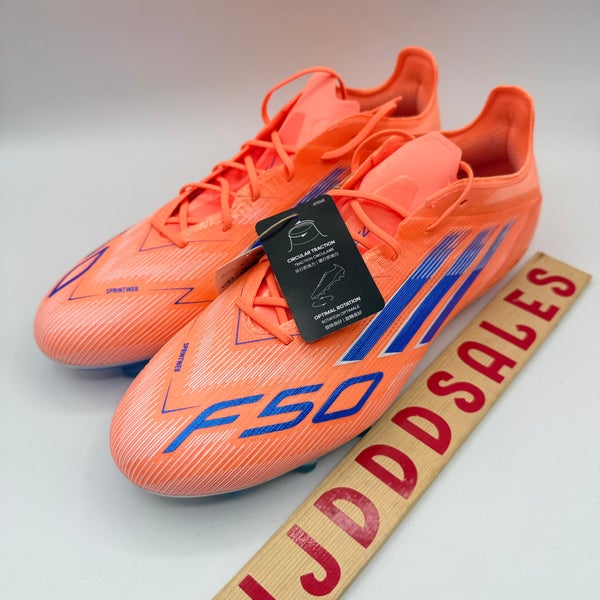 Adidas F50 Elite AG Soccer Cleats Coral Blaze Pack JH7637 Men's