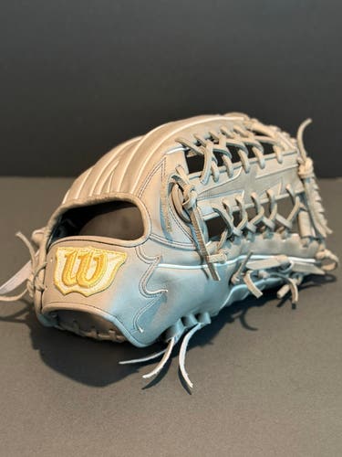 Custom Wilson Staff D8 model RH Outfield Baseball Glove 12.5" rare Japanese (Used)