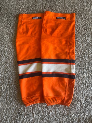 Philadelphia Flyers Pro Stock 2012 Winter Classic Reebok Edge Game Socks XL