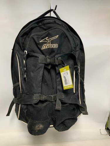 Used Mizuno BLACK BB/SB Player Backpack Black 11823-S000039078
