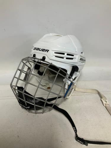 Used Bauer IMS 5.0 EXPIRED Helmet Cage Combo White SM 11823-S000039066