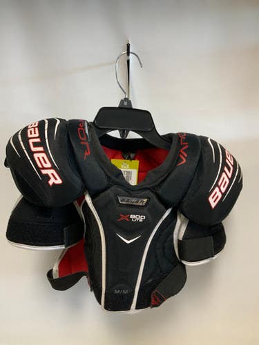 Used Bauer VAPOR X800 LITE Junior Shoulder Pads MD 11823-S000039063