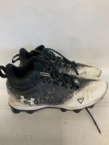Used Under Armour Adult FB Cleats White Senior 9.5 11823-S000039052
