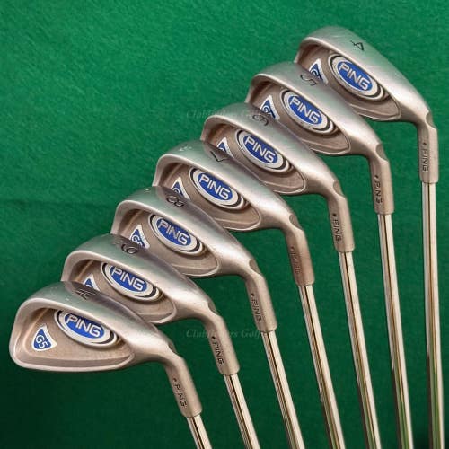 Ping G5 Black Dot 4-PW Iron Set Ping CS Lite Steel Stiff