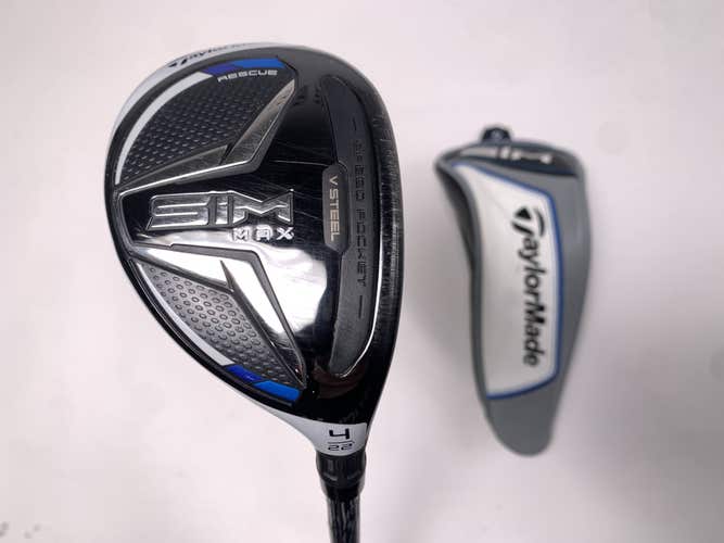 TaylorMade SIM MAX 4 Hybrid 22* Fujikura Ventus Blue 5A Senior RH HC