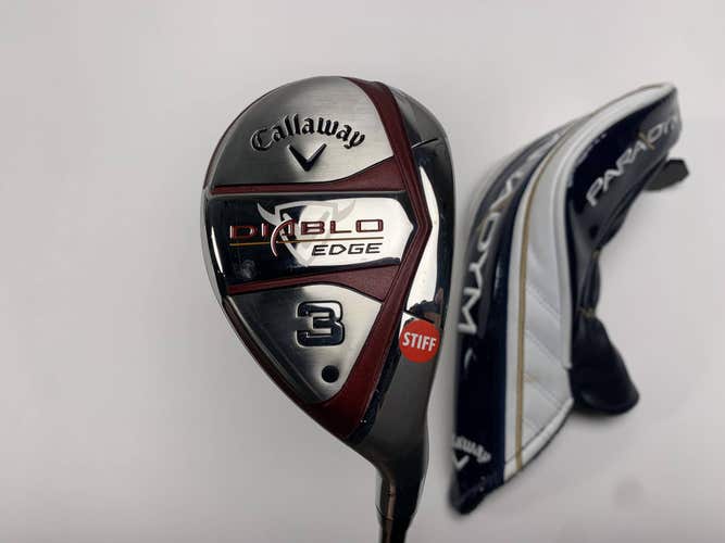 Callaway Diablo Edge 3 Hybrid 21* 60g Stiff Graphite Mens RH HC NEW