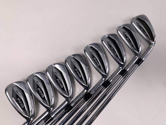 Ping G425 Iron Set 4-PW+GW Blue Dot 1* Up AWT 2.0 Stiff Steel Mens RH