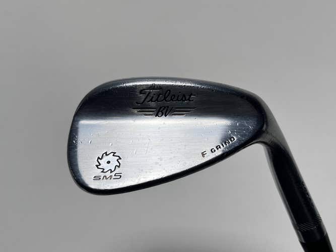 Titleist Vokey SM5 Tour Chrome Wedge 50* 8 Bounce F-Grind XP S300 Stiff Steel RH
