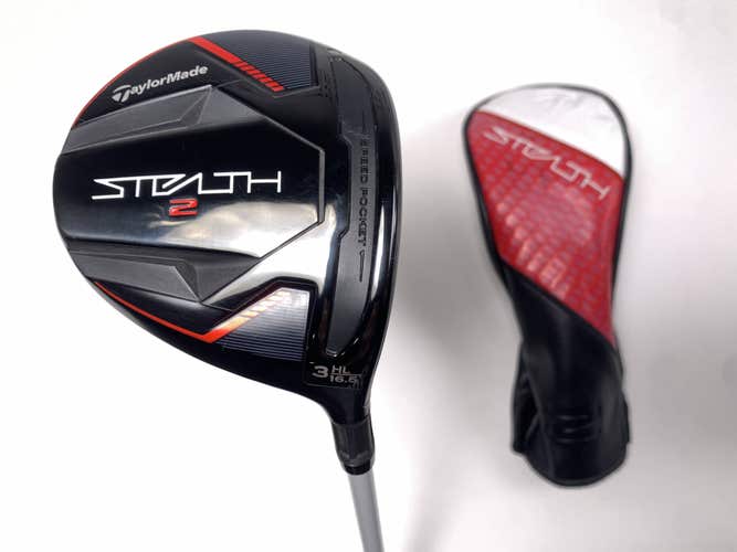 TaylorMade Stealth 2 3HL Fairway Wood 16.5* Aldila Ascent L Ladies RH HC +1.5''