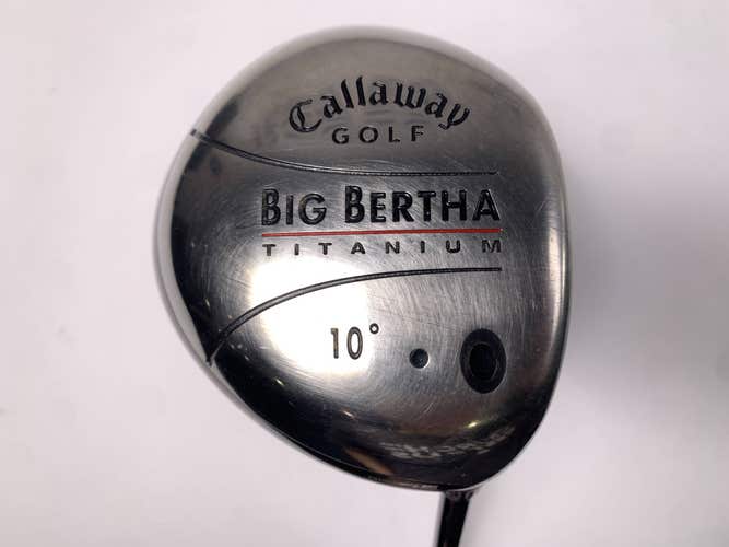 Callaway Big Bertha Titanium Driver 10* RCH 65w Regular Graphite Mens RH