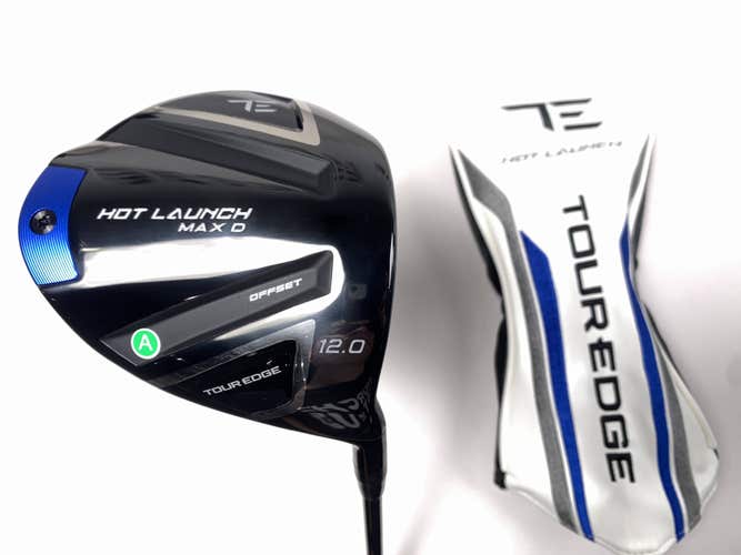 Tour Edge Hot Launch Max D Driver 12* Aldila Ascent Blue 50A Senior RH HC NEW