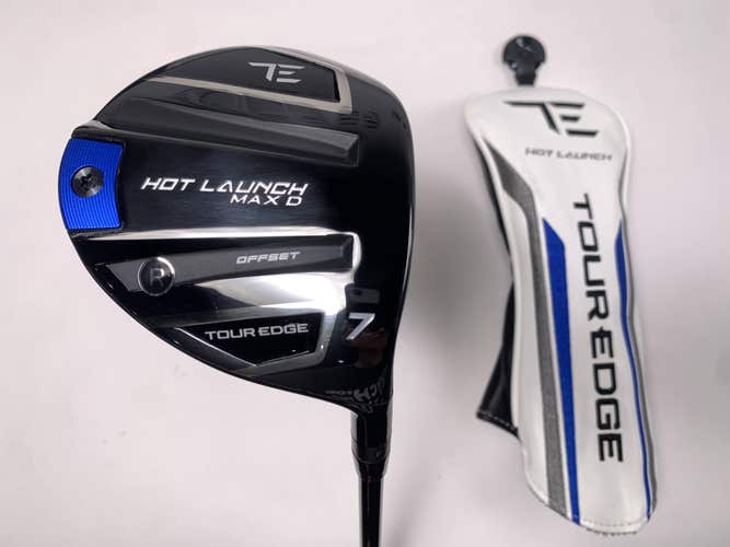 Tour Edge Hot Launch Max D 7 Fairway Wood 21* Ascent Blue 50R Regular RH HC NEW