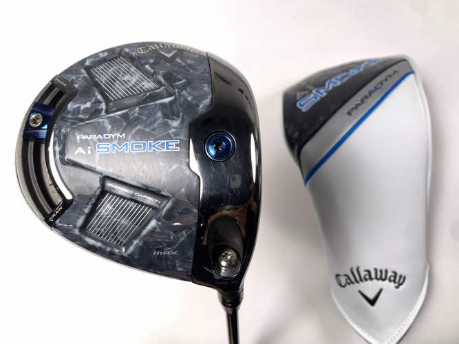 Callaway Paradym Ai Smoke Max Driver 10.5*  Denali Black 6.0 60g Stiff RH HC