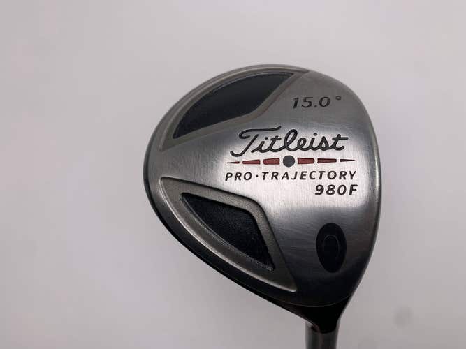 Titleist 980 F 3 Fairway Wood 15* 4375 Stiff Graphite Mens RH