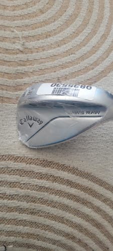 Brand New Callaway Jaws Raw Chrome 58 Degree Lob Wedge 12* W Grind