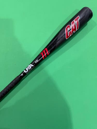 2021 Marucci CAT Alloy Bat USABat Certified (-11) Alloy 17 oz 28" (Used)