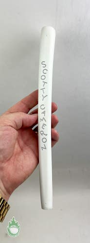 NEW Scotty Cameron Circle T White Putter Grip Silver Letters