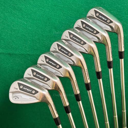 Callaway Apex TCB Forged '24 RAW Oil Ltd. Ed 4-PW Iron Set DG X100 Steel ExStiff